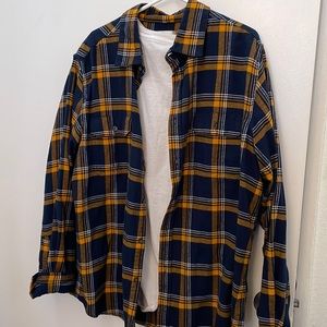 Blue and Yellow XL GoodFellow Flannel